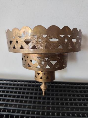 Messing Marokkaanse wandlamp, 18x20x10 cm beschikbaar voor biedingen