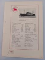 scheepvaart NSM folder Bloemfontein/Jagersfontein - VNS, Verzenden, Zo goed als nieuw, Overige typen