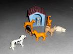 Playmobil: Hondenhok met 3 katten en 5 honden, Ophalen of Verzenden, Gebruikt, Los playmobil