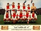 AJAX elftalfoto 1967 Johan Cruijff Sjaak Swart Ben Muller, Verzenden, Zo goed als nieuw, Ajax, Spelerskaart