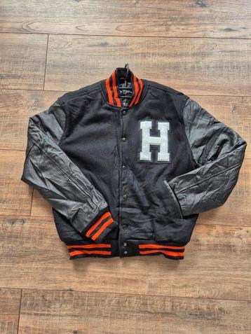 Stewart Strauss Wool leather baseball jacket jas beschikbaar voor biedingen