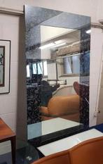 Prachtige XL wandspiegel 130 x 220 cm (!) met geëtst kader, Huis en Inrichting, Woonaccessoires | Spiegels, Ophalen of Verzenden