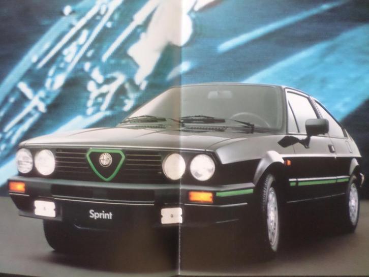 Alfa Romeo Sprint Brochure, Boeken, Auto's | Folders en Tijdschriften, Zo goed als nieuw, Alfa Romeo, Ophalen of Verzenden