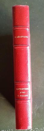 Paul Léautaud - Entretiens avec Robert Mallet, Ophalen of Verzenden, Zo goed als nieuw