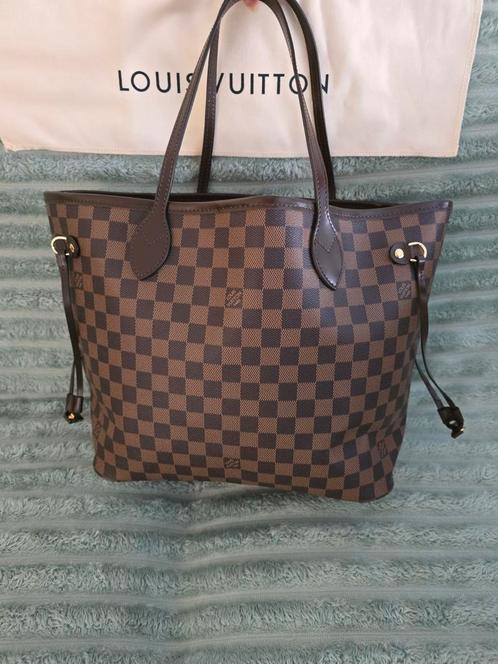 Louis Vuitton Neverfull Mm, Sieraden, Tassen en Uiterlijk, Tassen | Damestassen, Zo goed als nieuw, Shopper, Bruin, Ophalen of Verzenden