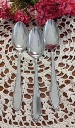 Set van 3 brocante dinerlepels, Gero Zilmeta, nr. 517, Ophalen of Verzenden, Gebruikt, Rvs of Chroom