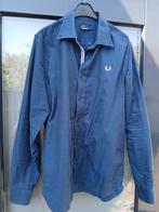 Fred Perry blous overhemd, Ophalen of Verzenden, Zo goed als nieuw, Grijs, Halswijdte 38 (S) of kleiner