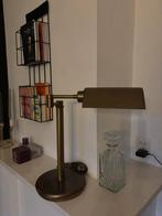 Messing notarislamp, Huis en Inrichting, Lampen | Tafellampen, Ophalen of Verzenden, Minder dan 50 cm