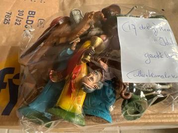 Italiaanse Kerststal 17-delig - Verzamelaarsobject beschikbaar voor biedingen