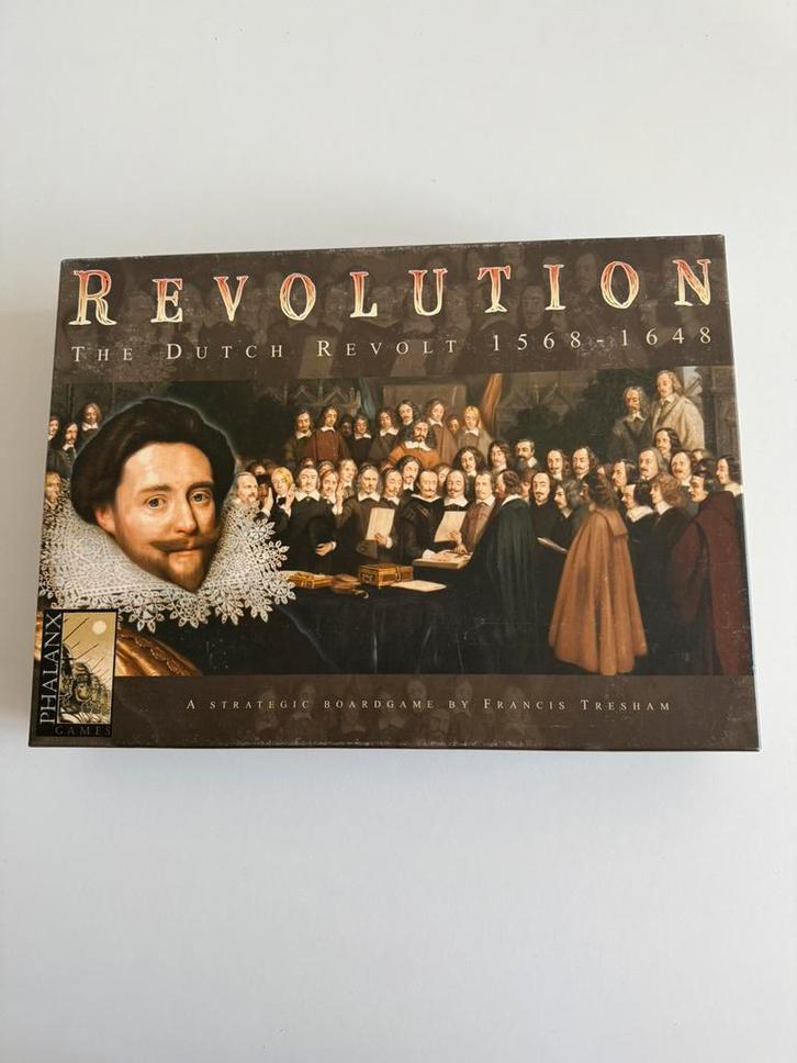 Revolution: The Dutch Revolt 1568-1648, Hobby en Vrije tijd, Gezelschapsspellen | Bordspellen, Zo goed als nieuw, Ophalen of Verzenden