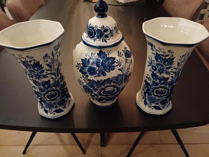 Delfts Blauw Kaststel, Antiek en Kunst, Antiek | Keramiek en Aardewerk, Ophalen of Verzenden