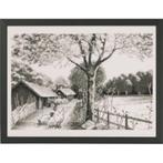 Borduurpakket Permin landschap met kippen 908803, Hobby en Vrije tijd, Borduren en Borduurmachines, Ophalen of Verzenden, Nieuw