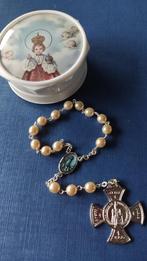224 Rozenkransje van het Kindje Jezus van Praag in doosje, Ophalen of Verzenden, Zo goed als nieuw, Overige typen, Christendom | Katholiek
