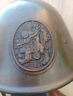 Nederlandse M33 helm wo2, Verzamelen, Ophalen of Verzenden, Landmacht, Nederland, Helm of Baret