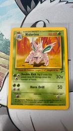 Nidorino pokemon kaart base set 2 excl 54/130 wotc, Hobby en Vrije tijd, Verzamelkaartspellen | Pokémon, Verzenden