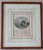 1793 Van Ollefen & Bakker - Capelle a/d Ijssel ingekleurd, Antiek en Kunst, Kunst | Etsen en Gravures, Ophalen of Verzenden