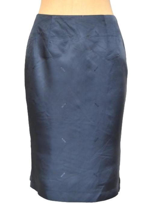 Nieuwe Pauw satijnen rok, blauw/antraciet, Mt. S, Kleding | Dames, Rokken, Nieuw, Maat 36 (S), Blauw, Knielengte, Verzenden