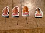 Peggy Fred Petra vintage barbie logo plastic speldjes dolls, Verzamelen, Speldjes, Pins en Buttons, Verzenden, Gebruikt, Merk
