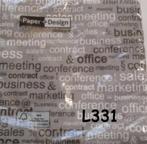 OPRUIMING servetten decoupage – tekst L331 – 15x, Verzenden, Nieuw, Materiaal