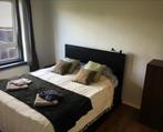 Tweepersoonsbed Fjell 160x200 met opberglades, Huis en Inrichting, Ophalen, Gebruikt, Zwart, Tweepersoons