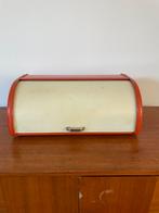 Retro vintage oranje brooddoos, Ophalen, Huis en Inrichting