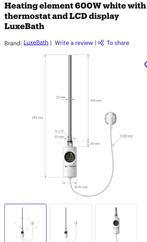 LuxeBath heating element 600W, Ophalen, 30 tot 80 cm, 500 tot 800 watt, Overige typen