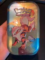 Pokémon TCG Tin - Arcanine & Omanyte, Ophalen of Verzenden, Gebruikt, Overige typen