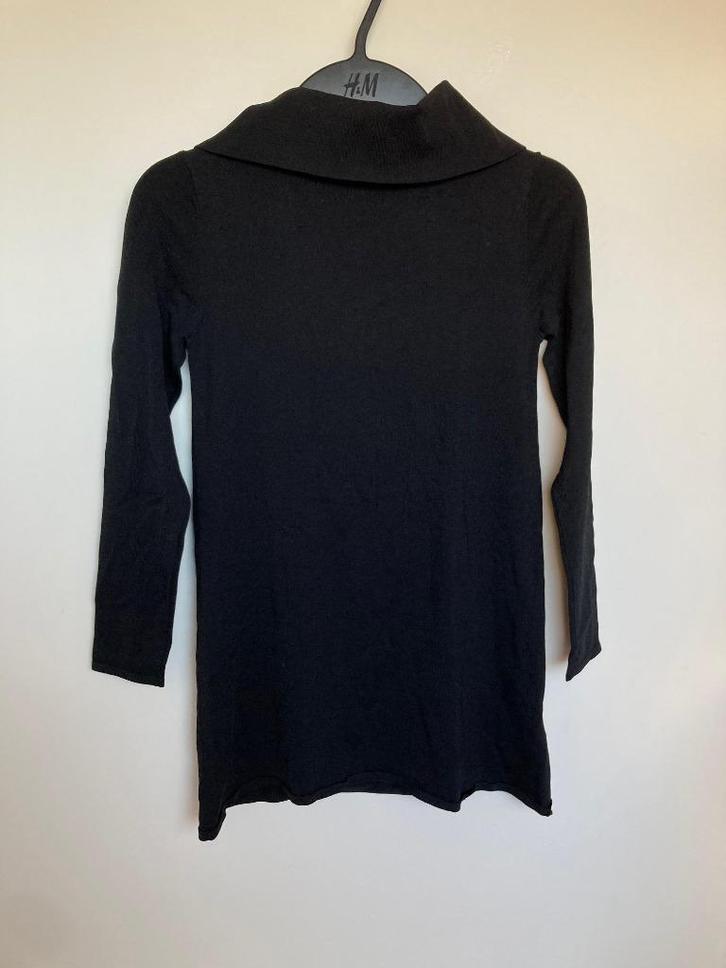 Alpha Studio trui zwart opstaande kraag fijngebreid IT 40/S, Kleding | Dames, Truien en Vesten, Zo goed als nieuw, Maat 38/40 (M)