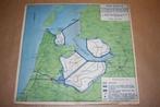Oude kaart - Afsluiting Zuiderzee - 1925 !!, Gelezen, Ophalen of Verzenden, Landkaart, 1800 tot 2000