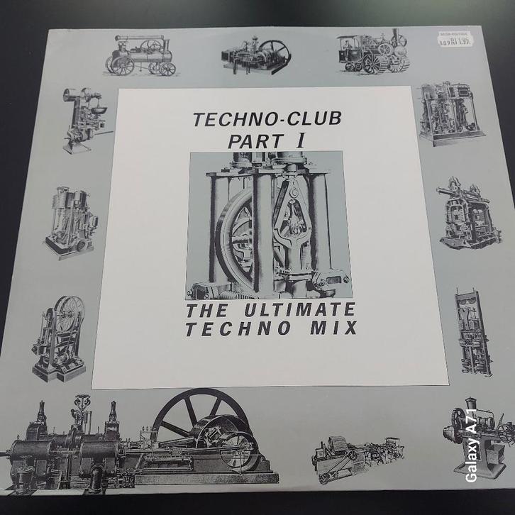 12 inch Maxisingel Techno-Club Part 1 (The Ult. Techno Mix), Cd's en Dvd's, Vinyl | Dance en House, Gebruikt, Techno of Trance