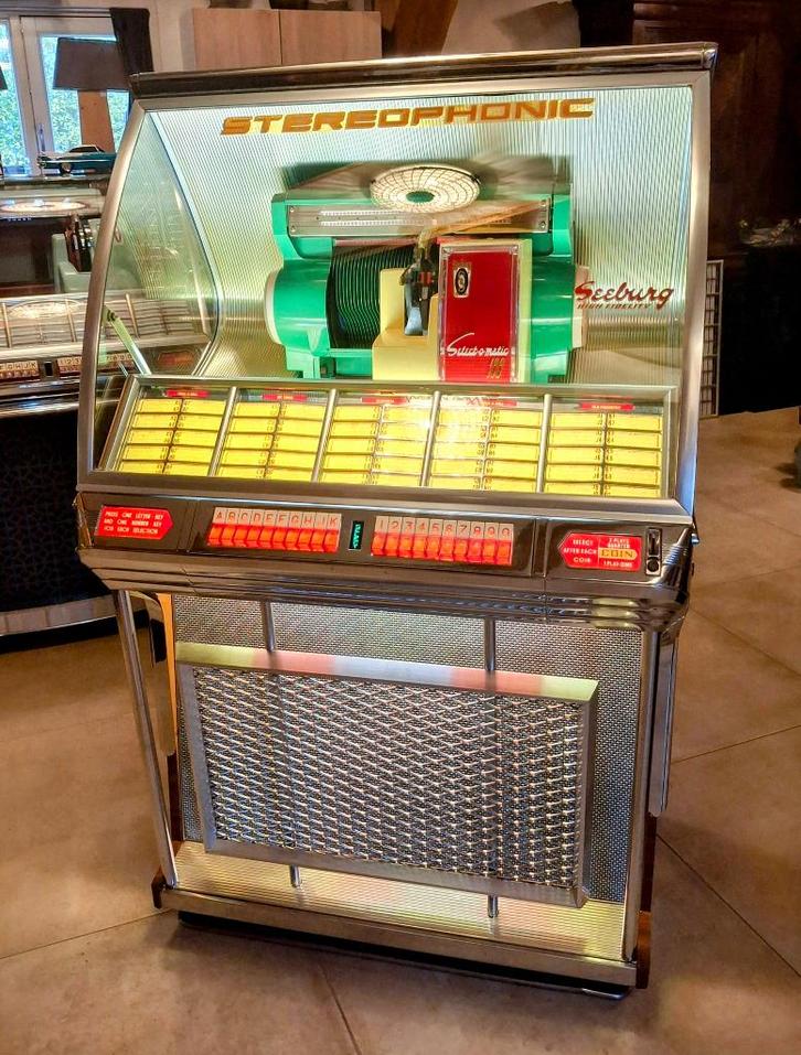 Jukebox seeburg 100 J., Verzamelen, Automaten | Jukeboxen, Gebruikt, Seeburg, 1950 tot 1960, Ophalen