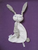 FUNNIES Knuffeldoekje KONIJN. 30 CM.  WIT - BEIGE **Nieuw**, Kinderen en Baby's, Speelgoed | Knuffels en Pluche, Ophalen of Verzenden