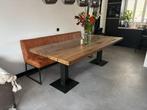 Complete eettafel set incl eetbank en stoelen, Huis en Inrichting, 200 cm of meer, Ophalen of Verzenden, Zo goed als nieuw, Vijf personen of meer