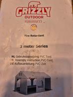 Grizzly Outdoor Professional partytent, Ophalen, Partytent, Minder dan 4 meter, Zo goed als nieuw
