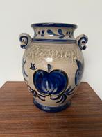 Rumtopf 30/22cm grijs met blauw motief ZONDER deksel, Antiek en Kunst, Antiek | Keramiek en Aardewerk, Ophalen of Verzenden