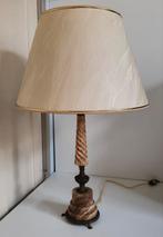 vintage messing onyx klassieke lamp, Huis en Inrichting, Ophalen of Verzenden, Minder dan 50 cm