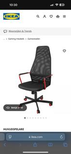 Ikea Bureaustoel Gaming - Zwart en rood, Huis en Inrichting, Bureaustoelen, Ophalen, Zwart, Zo goed als nieuw, Gaming bureaustoel