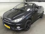 Peugeot 206 CC 1.6-16V - Airco - Leer - Trekhaak - Mooie aut, Voorwielaandrijving, Gebruikt, Zwart, 4 cilinders