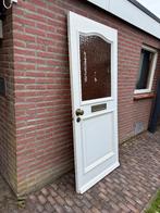 hard houten voordeur, Ophalen, Gebruikt, 80 tot 100 cm, Buitendeur