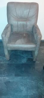 Eetkamerstoelen met wieltjes - 4 stuks, Huis en Inrichting, Fauteuils, Ophalen of Verzenden