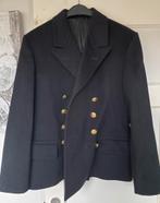 “Nieuwe” Zwarte korte 100% wollen Marinejas in maat 46, Ophalen of Verzenden, Marine, Nederland, Kleding of Schoenen