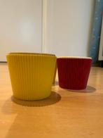 Vintage Tupperware Eierdoppen, Ophalen, Gebruikt, Geel, Overige typen