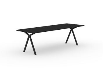 Studio Henk Eettafel rechthoek 200 cm Zwart HPL | €2609, nu beschikbaar voor biedingen