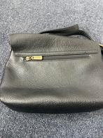 Zwarte Mandoline Handtas, Sieraden, Tassen en Uiterlijk, Tassen | Damestassen, Ophalen of Verzenden, Gebruikt, Zwart, Handtas