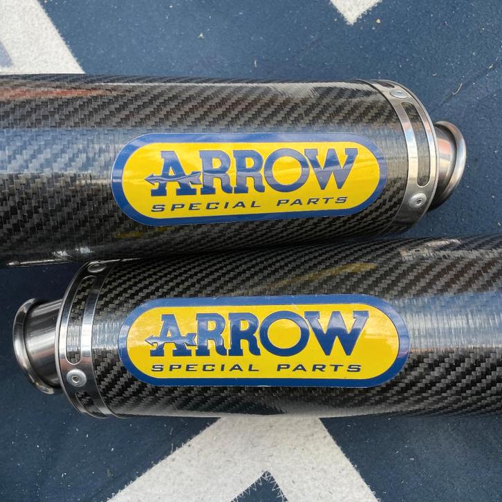 Arrow 50mm carbon uitlaatdempers Ducati 748/916/996/998, Motoren, Onderdelen | Ducati, Gereviseerd, Ophalen of Verzenden