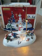 Lemax touw trekken kerstdorp miniatuur, Diversen, Kerst, Ophalen of Verzenden, Zo goed als nieuw