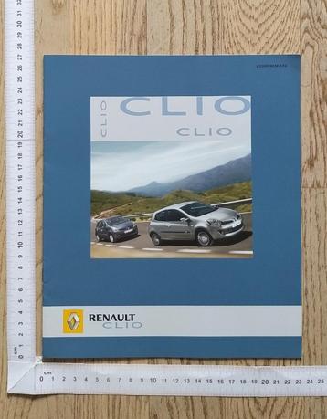 Renault Clio, voorpremière brochure 2005 beschikbaar voor biedingen