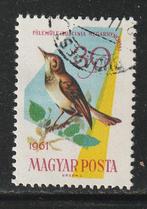 Hongarije 1961 - Vogel - Nachtegaal, Ophalen of Verzenden, Gestempeld