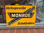 Vintage Monroe Schokbrekers Reclamebord, Reclamebord, Gebruikt, ., Ophalen of Verzenden