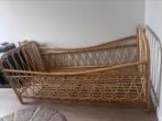 Peuter Junior Rotan bed, Kinderen en Baby's, 70 tot 85 cm, Zo goed als nieuw, Matras, 140 tot 160 cm